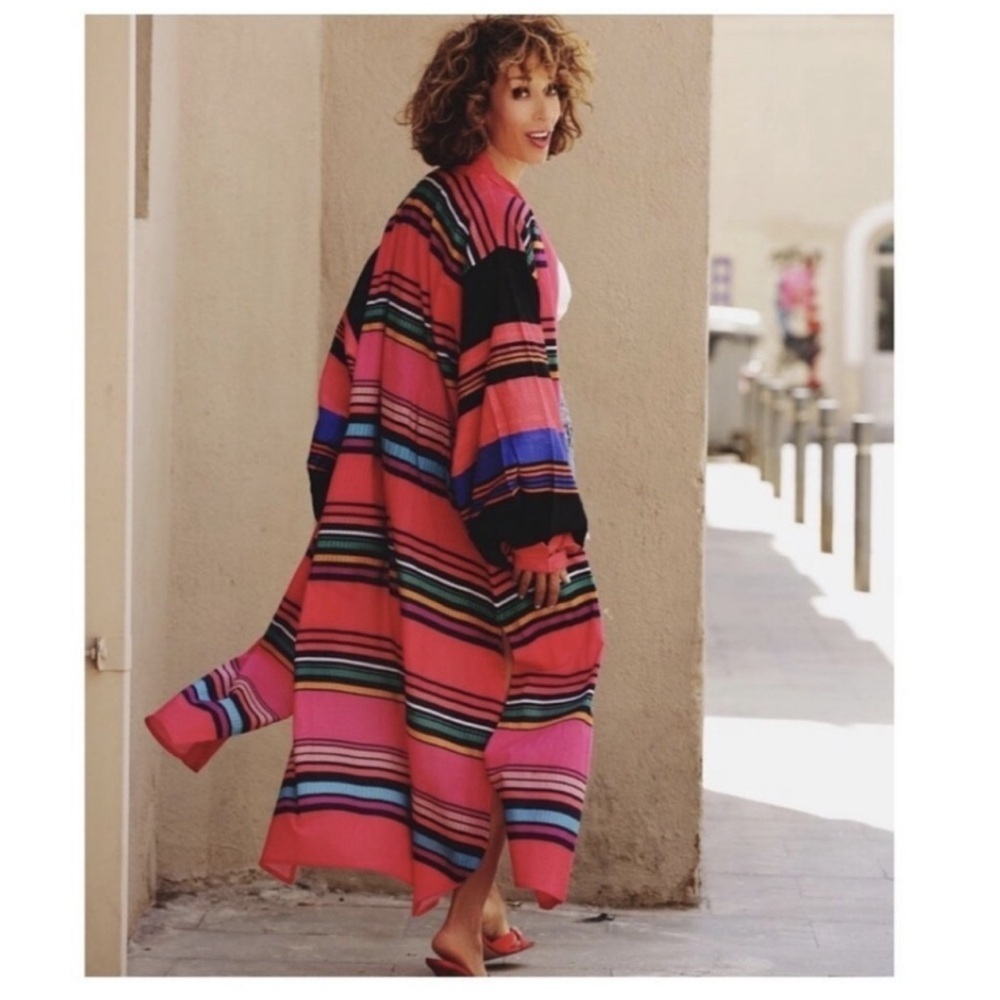 Anthropologie conditions apply  Striped colorful duster  Kimono - Picture 3 of 11